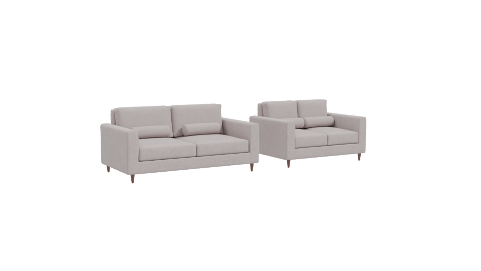 Elegant Minimalist Sofa Set 3D - Professional 3D Model Render 10