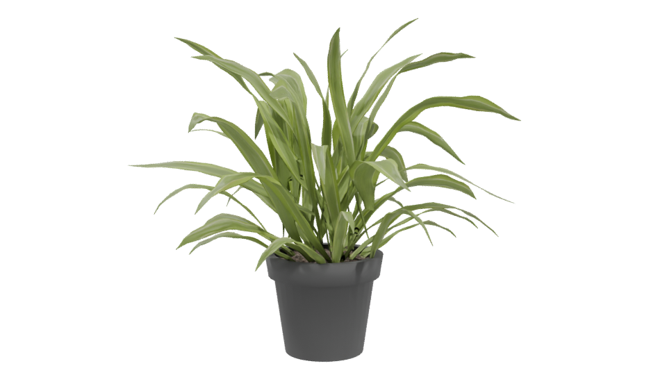 Artificial Plant in Pot 3D Model - Professional 3D Model Render 4