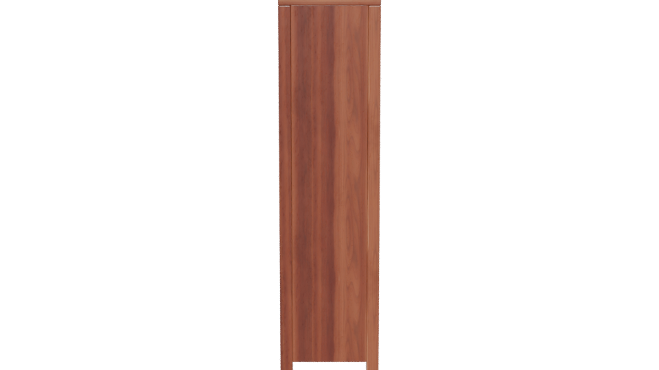 Elegant Wooden Storage Cabinet 3D Model - Professional 3D Model Render 5