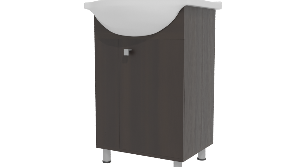 Stylish Modern Bathroom Vanity 3D - Professional 3D Model Render 12