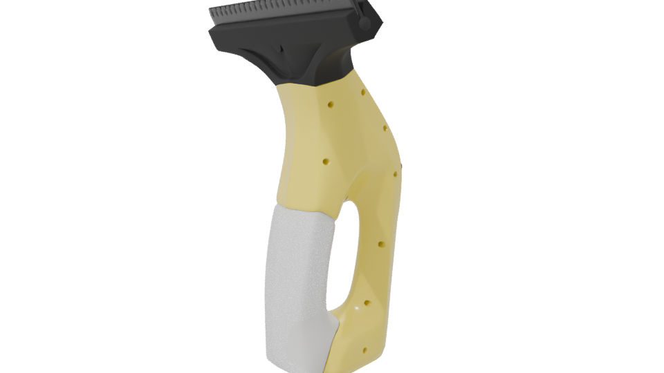 Ergonomic Window Squeegee 3D Model - Professional 3D Model Render 7