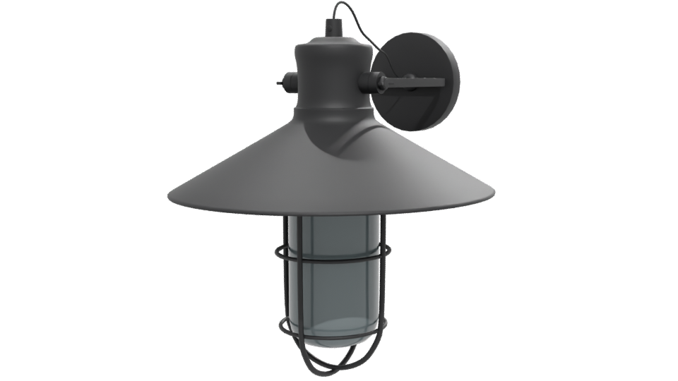 Industrial Hanging Lantern 3D Model - Professional 3D Model Render 12