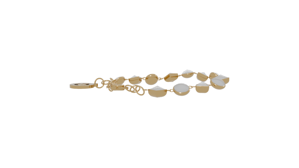 Elegant Gold Bracelet 3D Model - Professional 3D Model Render 13