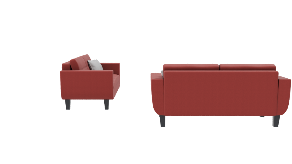 Elegant Modern Sofa Set 3D Model - Professional 3D Model Render 8