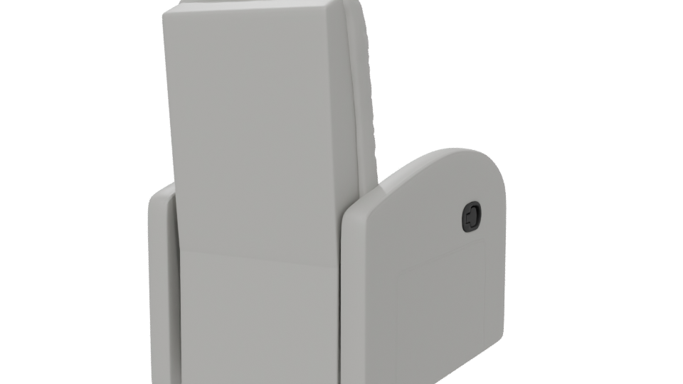 Contemporary Reclining Chair 3D - Professional 3D Model Render 6