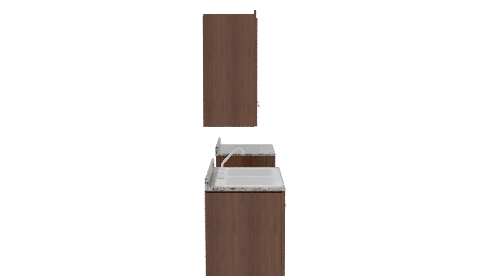 Stylish Kitchen Cabinet Set 3D - Professional 3D Model Render 8