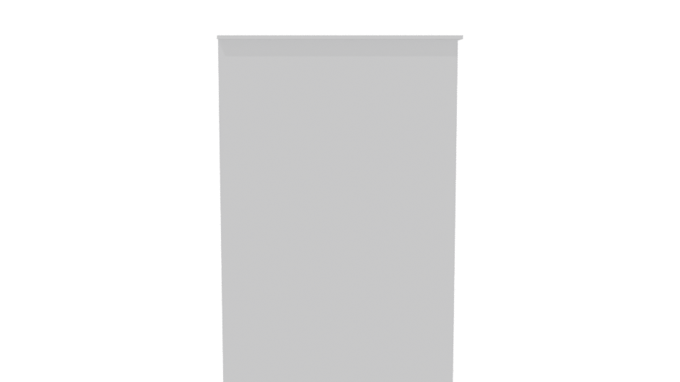 Sleek Minimalist Desk 3D Model - Professional 3D Model Render 8