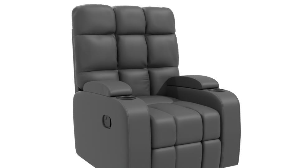 Luxurious Recliner Sofa 3D Model - Professional 3D Model Render 10