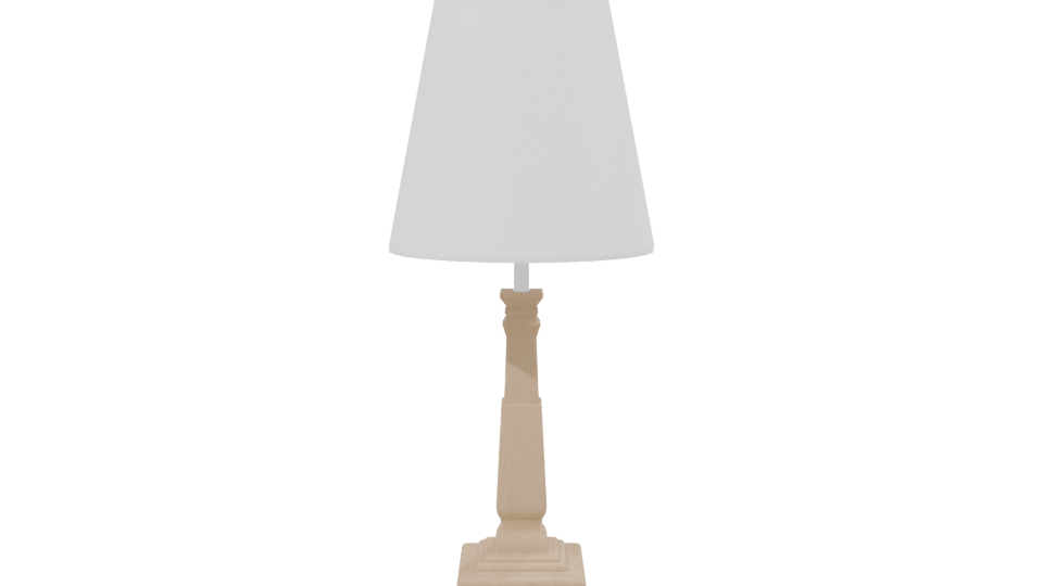 Elegant Table Lamp 3D Model - Professional 3D Model Render 2