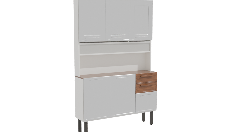 Modern Kitchen Cabinet 3D Model - Professional 3D Model Render 10