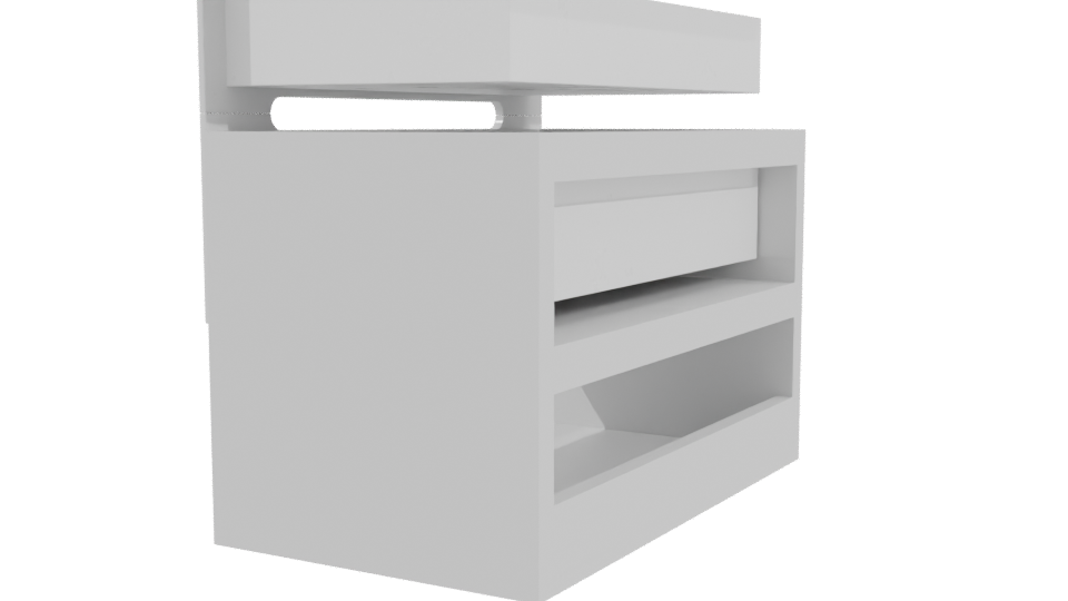 Modern Bathtub 3D Model - Professional 3D Model Render 3