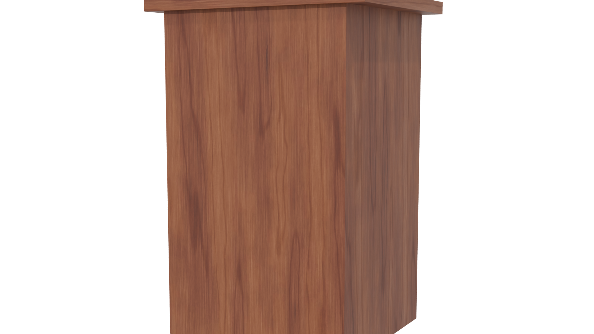 Elegant Wooden Console Table 3D - Professional 3D Model Render 6