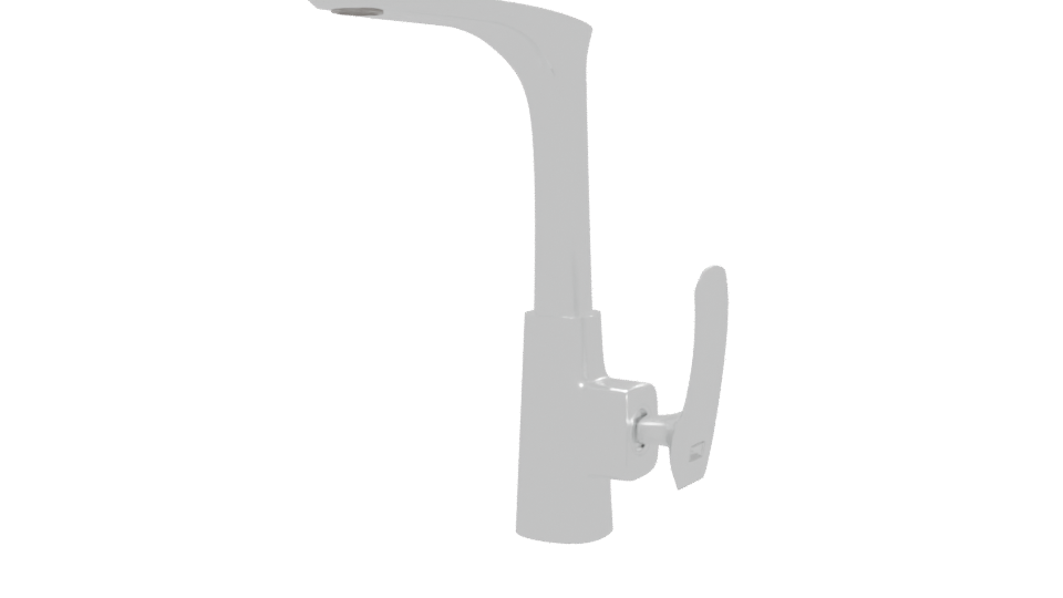 Sleek Kitchen Faucet Model 3D - Professional 3D Model Render 12