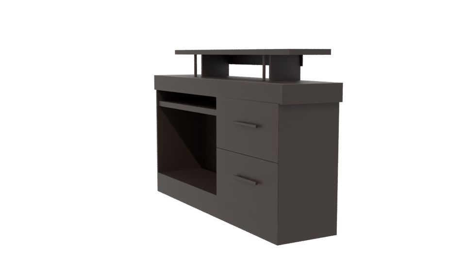 Minimalist Storage Cabinet 3D Model - Professional 3D Model Render 13