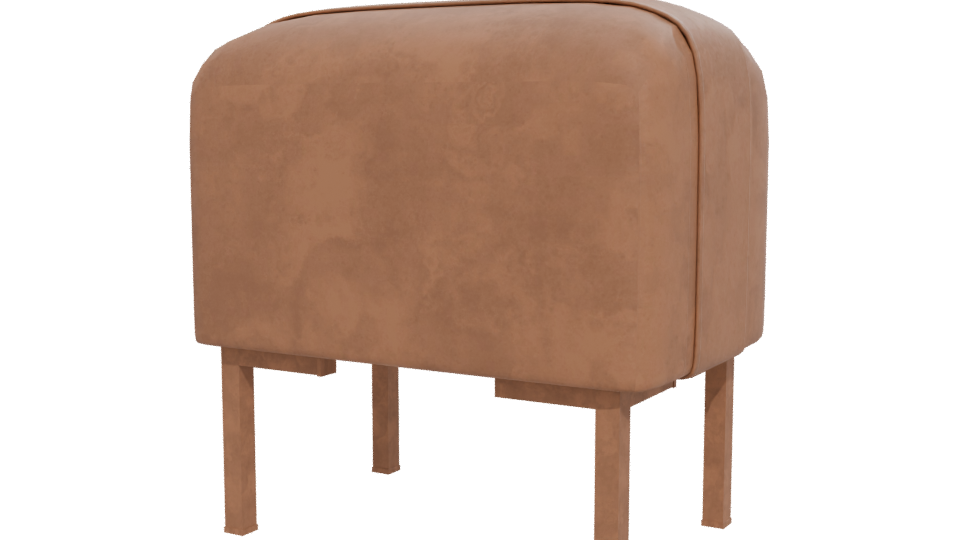 Stylish Fabric Armchair Model - Professional 3D Model Render 12