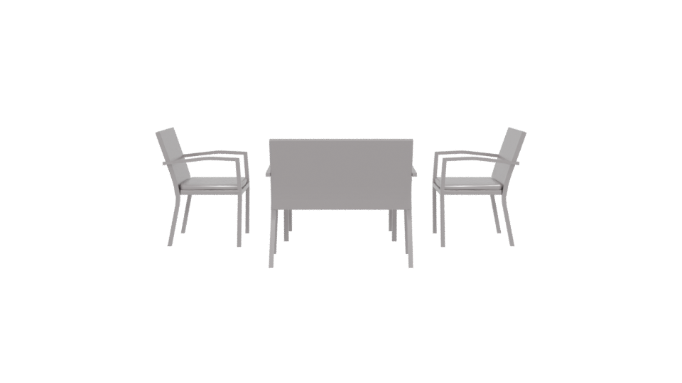 Modern Outdoor Furniture Set 3D - Professional 3D Model Render 5