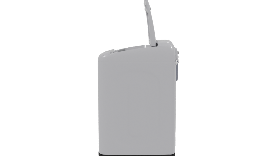 Modern Household Washing Machine 3D - Professional 3D Model Render 2