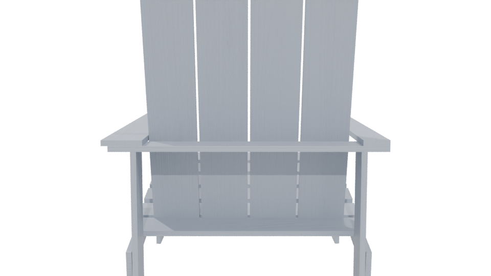 Stylish Outdoor Lounge Chair 3D - Professional 3D Model Render 5