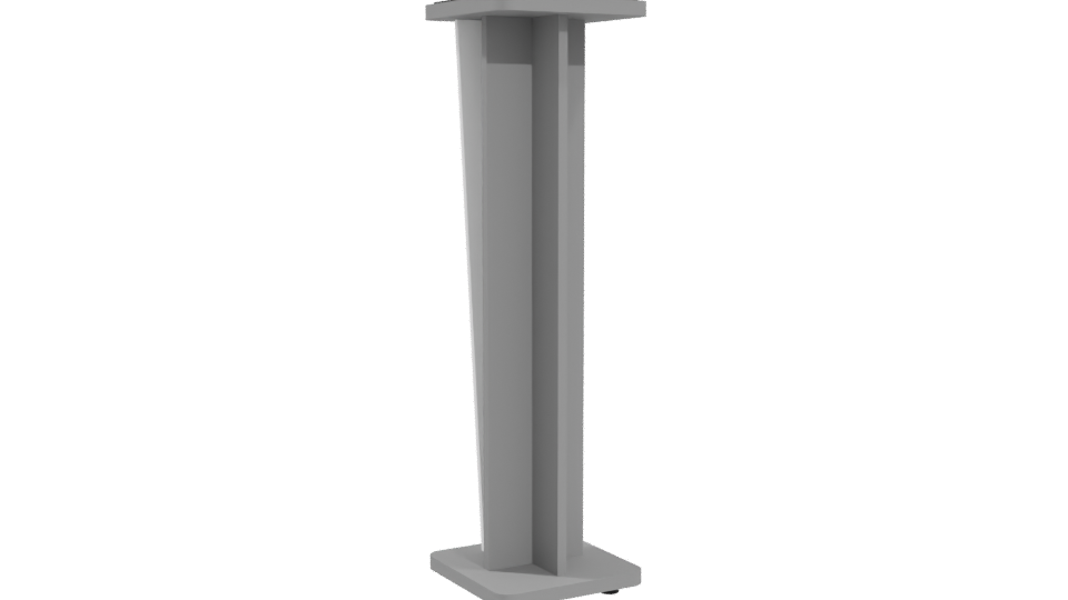 Stand Croce 36 White 3D Model - Professional 3D Model Render 4