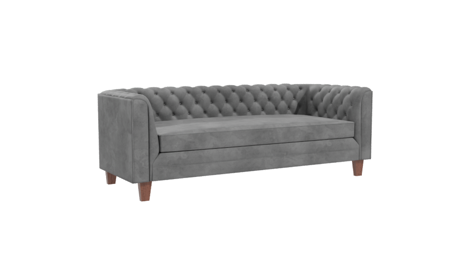 Elegant Chesterfield Sofa Model - Professional 3D Model Render 10