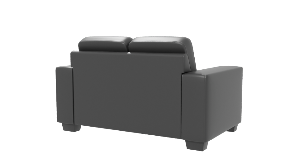 Modern Grey Sofa 3D Model - Professional 3D Model Render 6