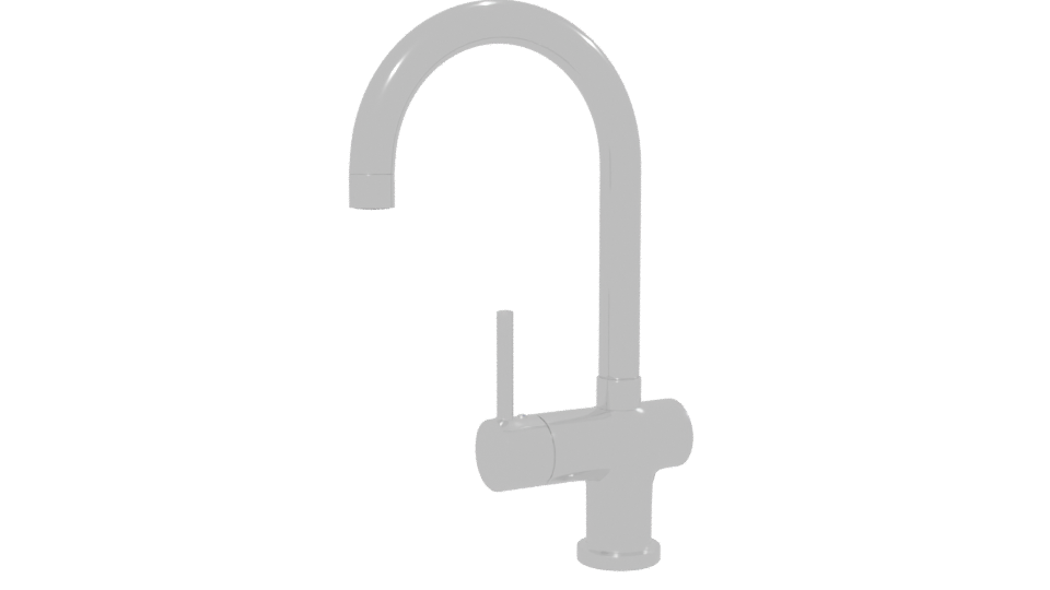 Modern Kitchen Faucet Model - Professional 3D Model Render 13