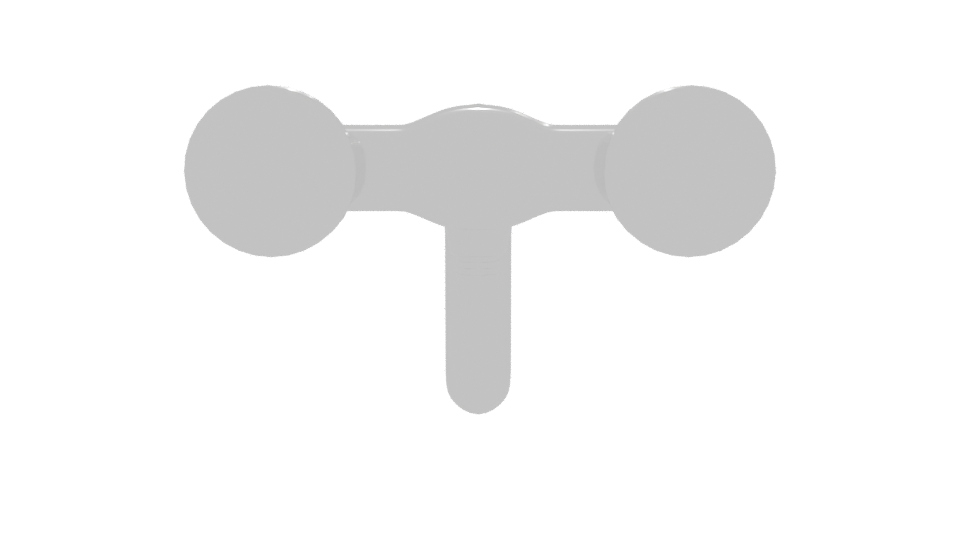 Stylish Wall-Mounted Faucet Model - Professional 3D Model Render 5