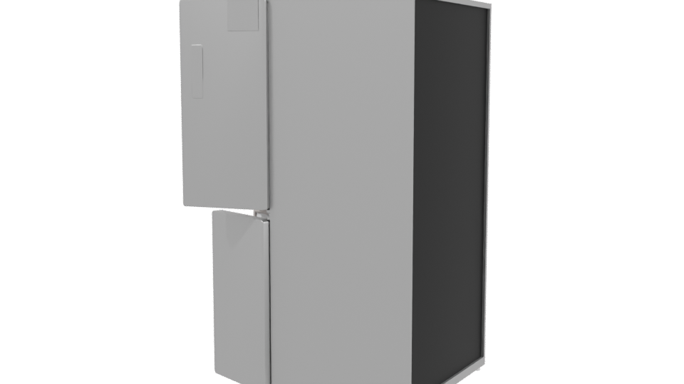 Modern Refrigerator 3D Model - Professional 3D Model Render 3