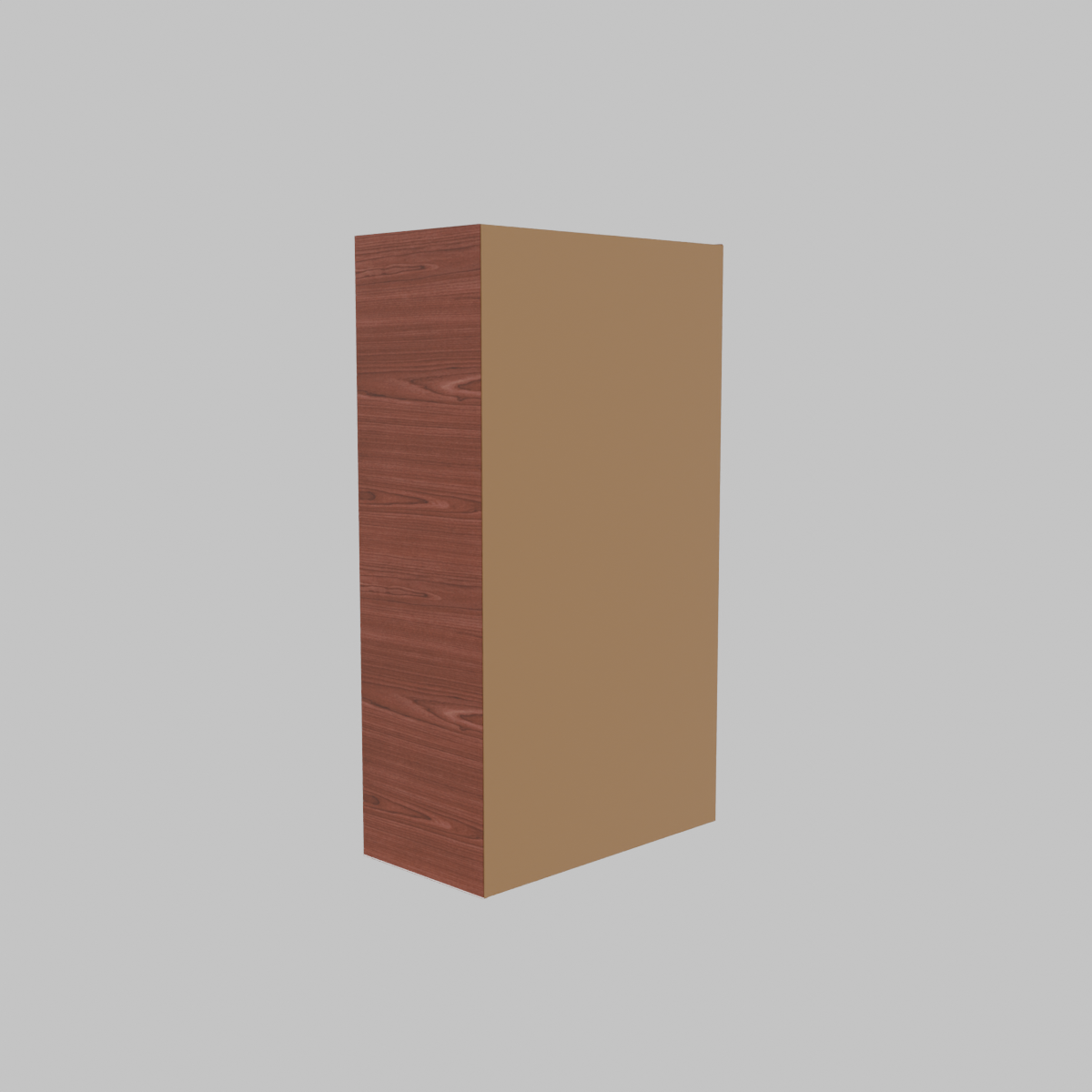 Clóset Caburgua 2 Puertas Corredera Cerezo