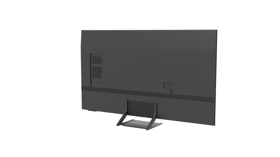 Curved Screen LED Monitor Model - Professional 3D Model Render 6