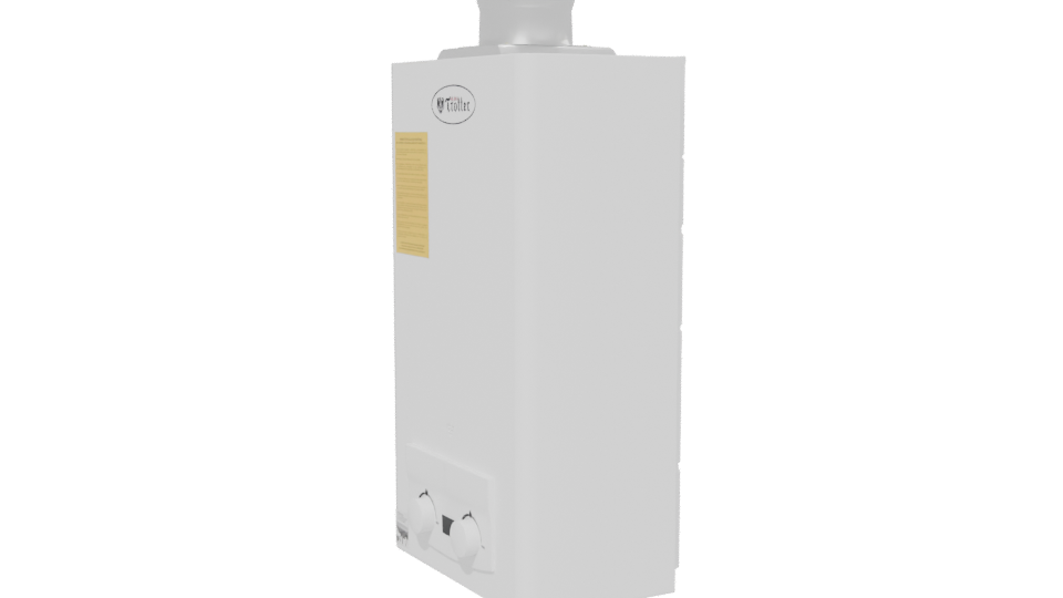 Compact Modern Water Heater Model - Professional 3D Model Render 13