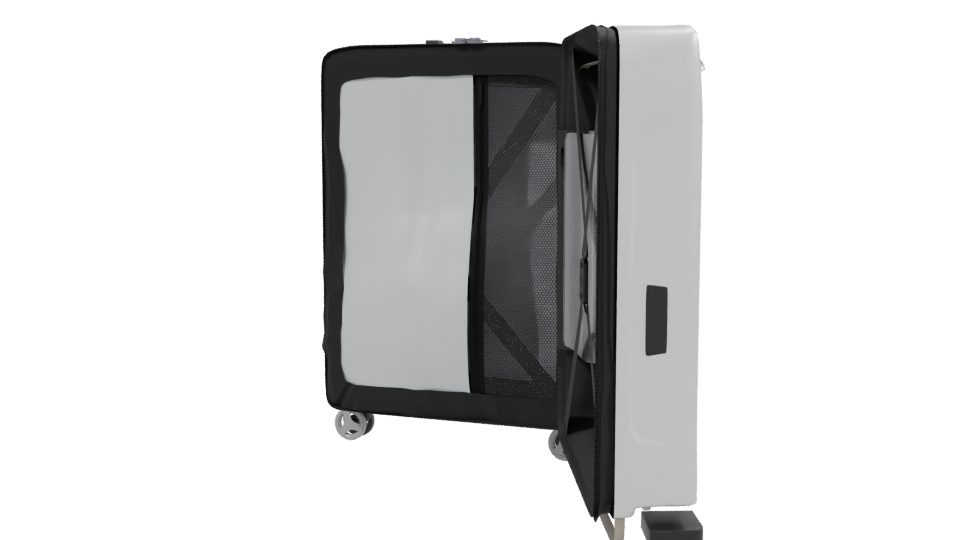 Stylish Luggage Suitcase Model - Professional 3D Model Render 2