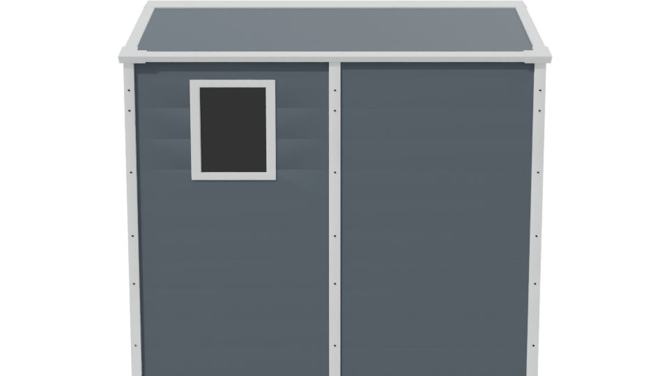 Stylish Storage Shed 3D Model - Professional 3D Model Render 2
