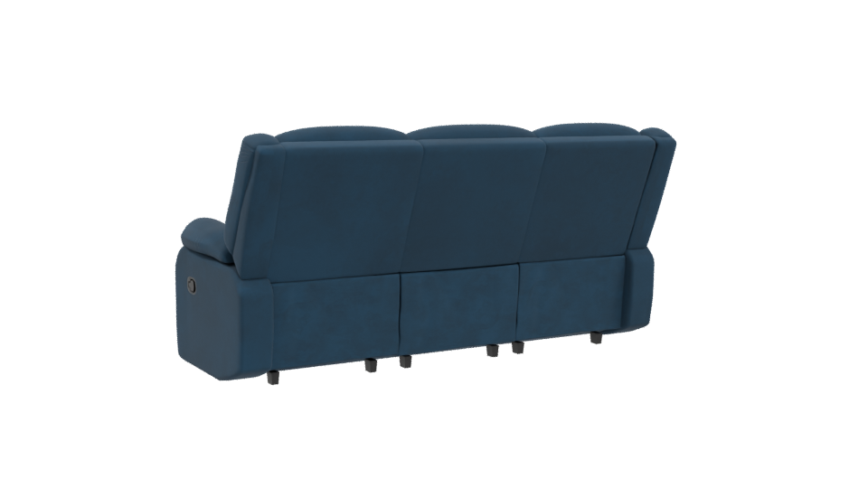 Stylish Reclining Sofa 3D Model - Professional 3D Model Render 4