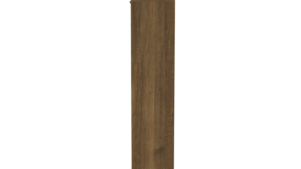 Stylish Wooden Wardrobe 3D Model - Professional 3D Model Render 2