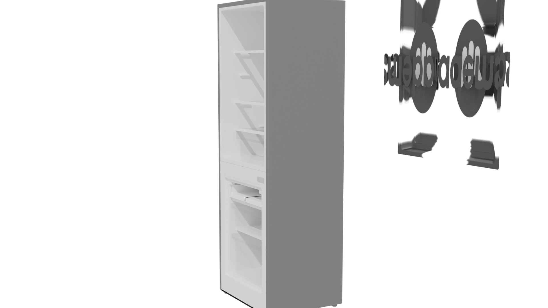 Mademsa Refrigerator 3D Model - Professional 3D Model Render 13