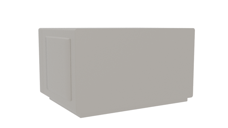 Sleek Modern Microwave Oven 3D - Professional 3D Model Render 4