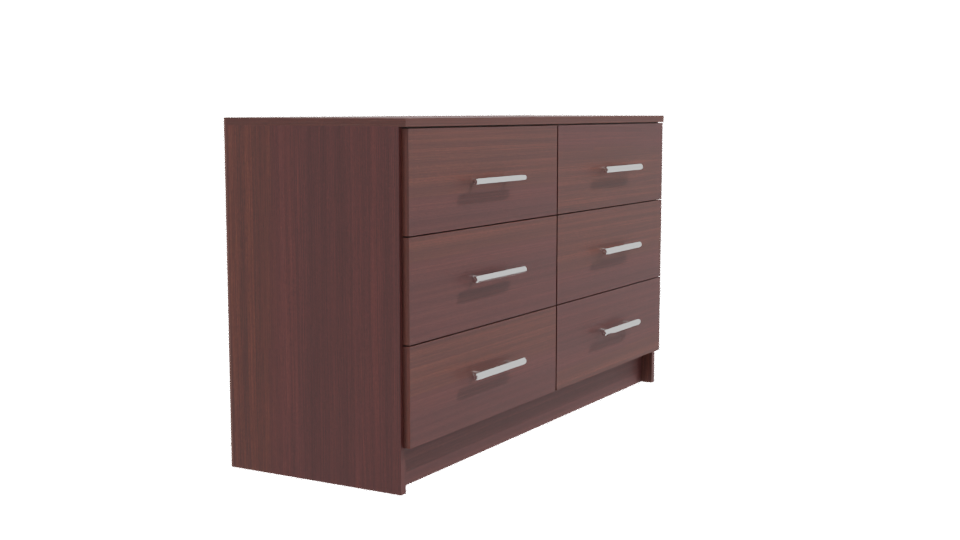Altair Wenge Modern Dresser 3D - Professional 3D Model Render 9