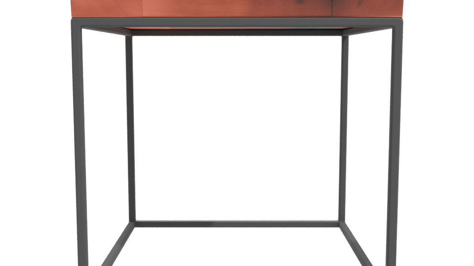 Modern Industrial Coffee Table 3D Model - Professional 3D Model Render 11