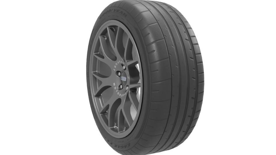 Sporty Racing Wheel Model 3D - Professional 3D Model Render 13