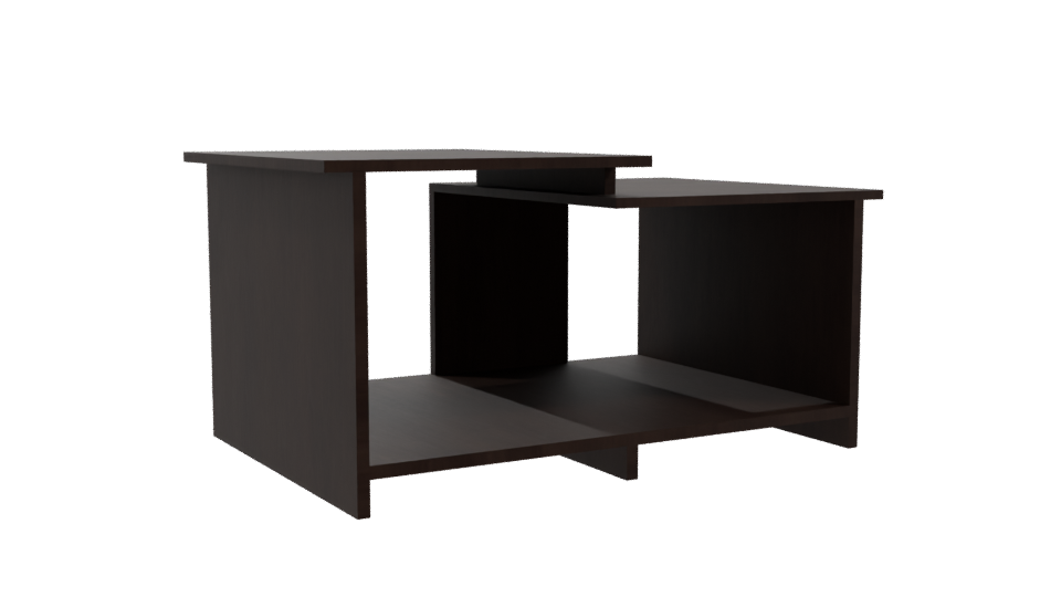 Contemporary Wooden Coffee Table 3D - Professional 3D Model Render 10