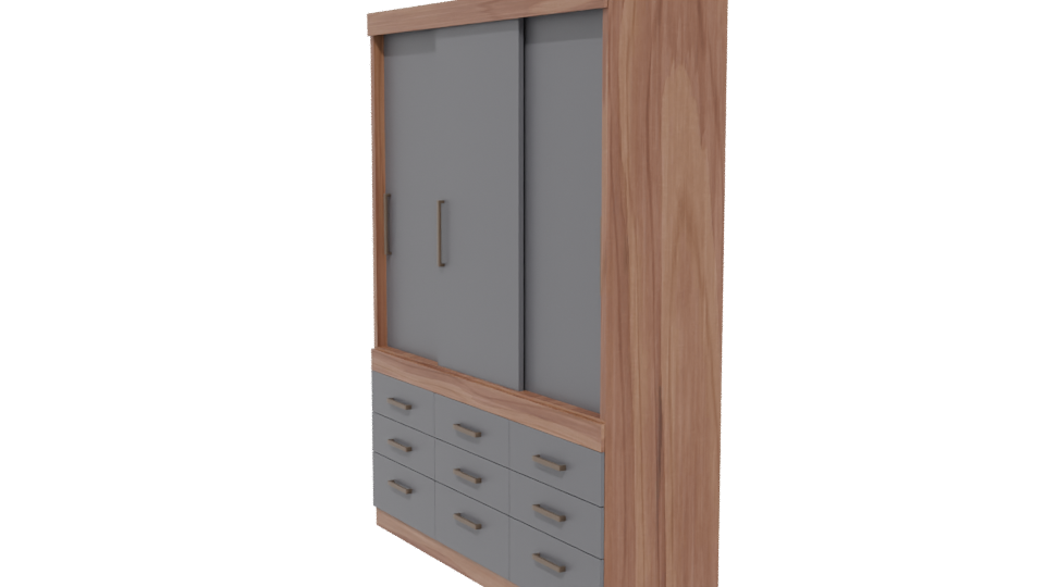 Contemporary Display Cabinet 3D Model - Professional 3D Model Render 13