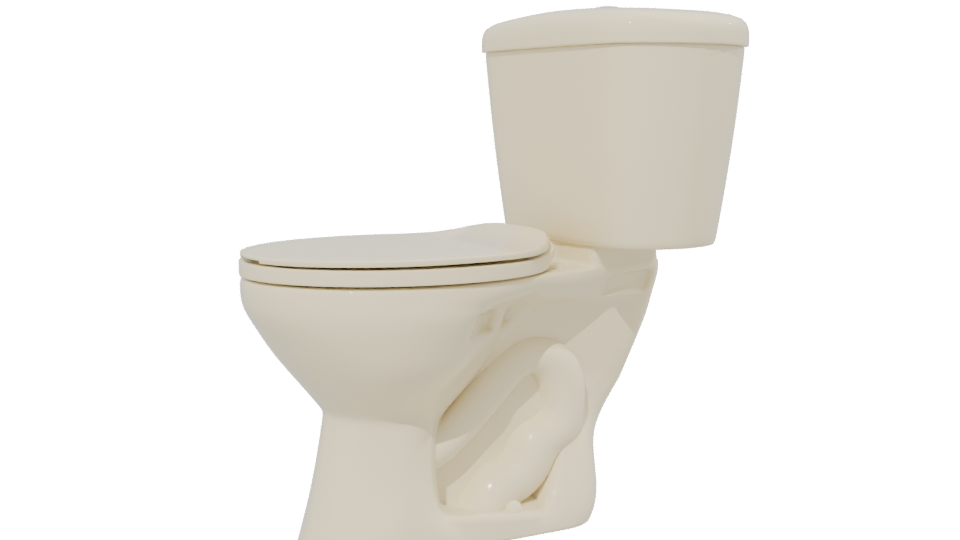 Stylish Bathroom Toilet Model 3D - Professional 3D Model Render 13