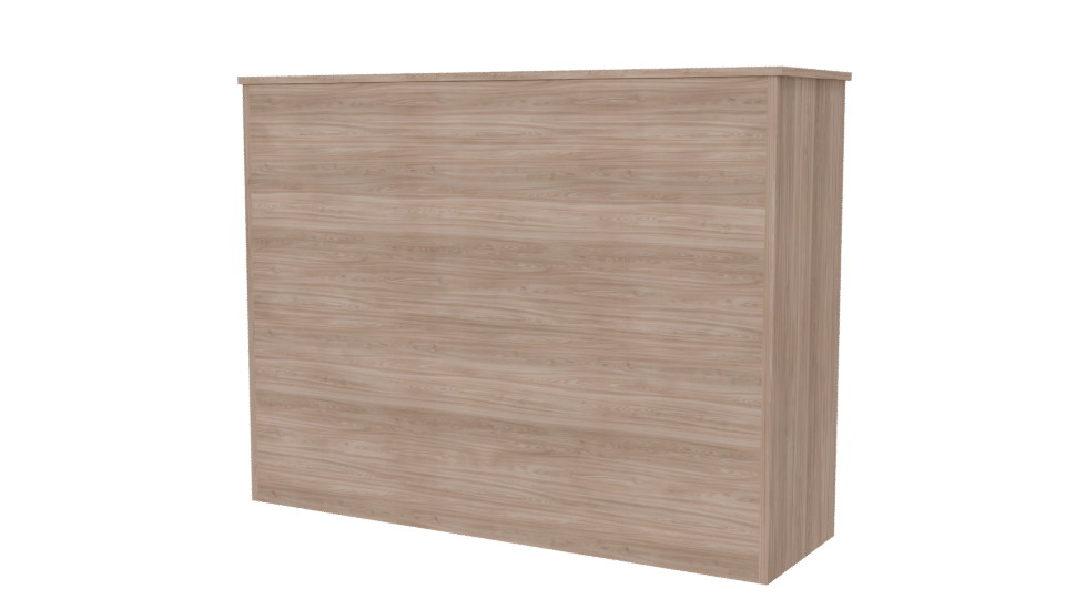 Contemporary Wooden Dresser Model - Professional 3D Model Render 6