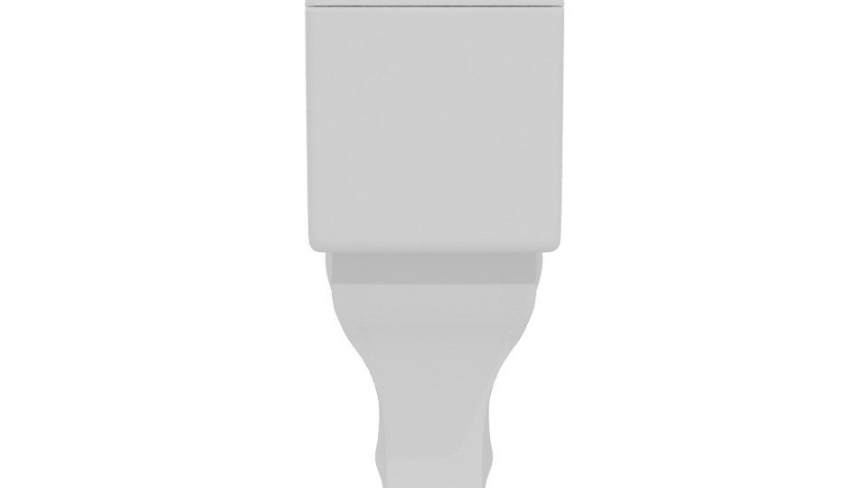 Contemporary Bathroom Toilet Model - Professional 3D Model Render 5