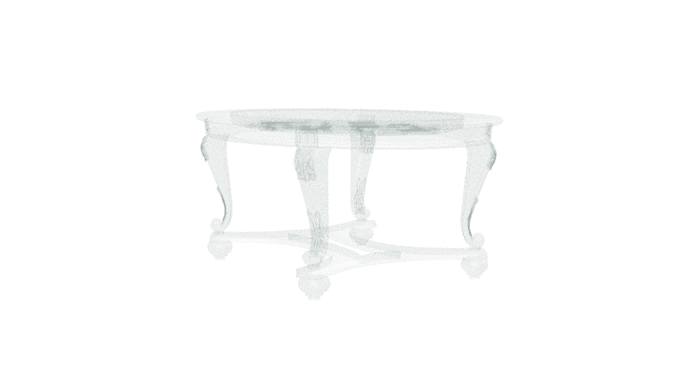Elegant Vintage Coffee Table 3D Model - Professional 3D Model Render 13