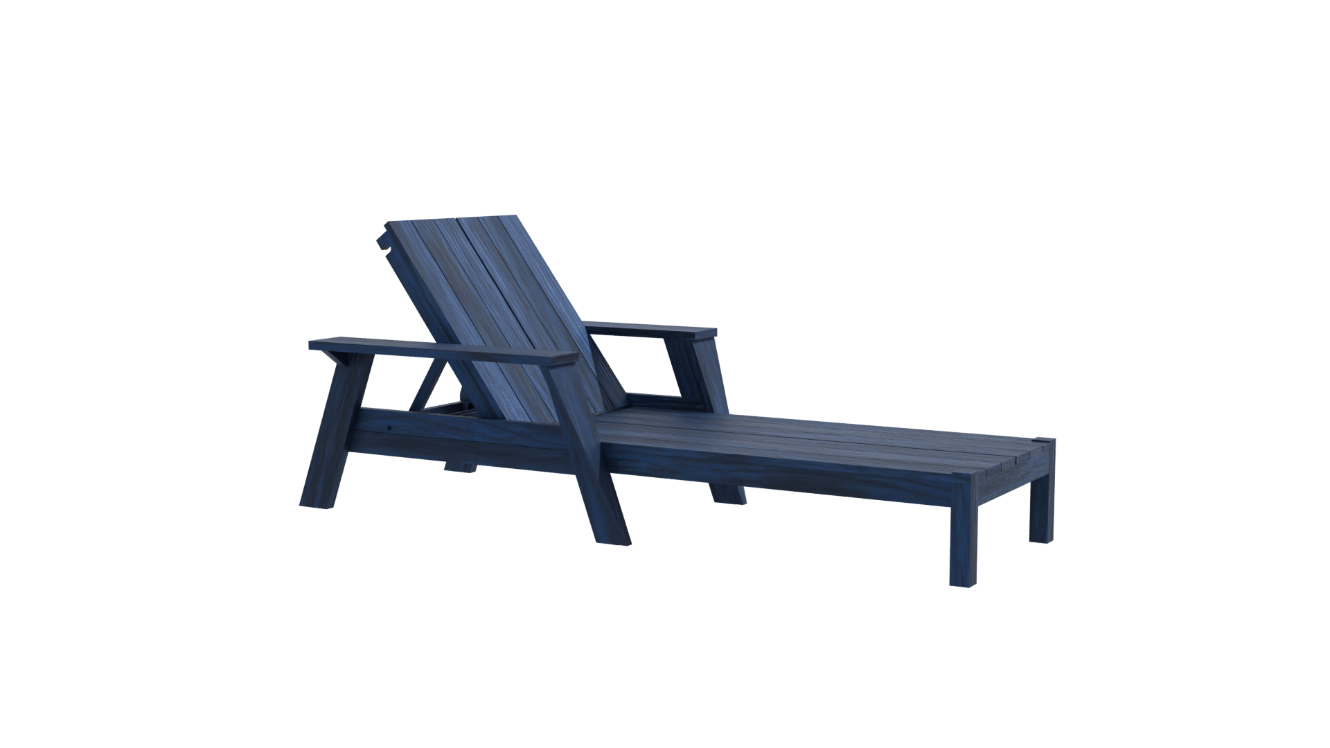 Stylish Outdoor Lounge Chair 3D - Professional 3D Model Render 9
