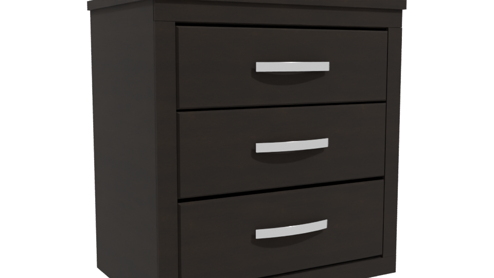 Buró Aria Chocolate 3D Model - Professional 3D Model Render 10