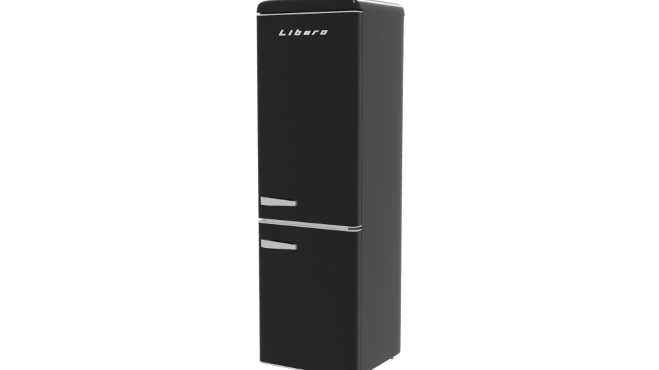 Sleek Modern Refrigerator Model - Professional 3D Model Render 12