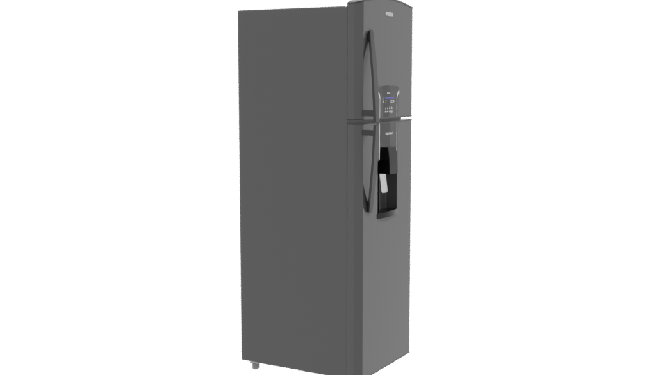 Sleek Modern Refrigerator Model 3D - Professional 3D Model Render 9